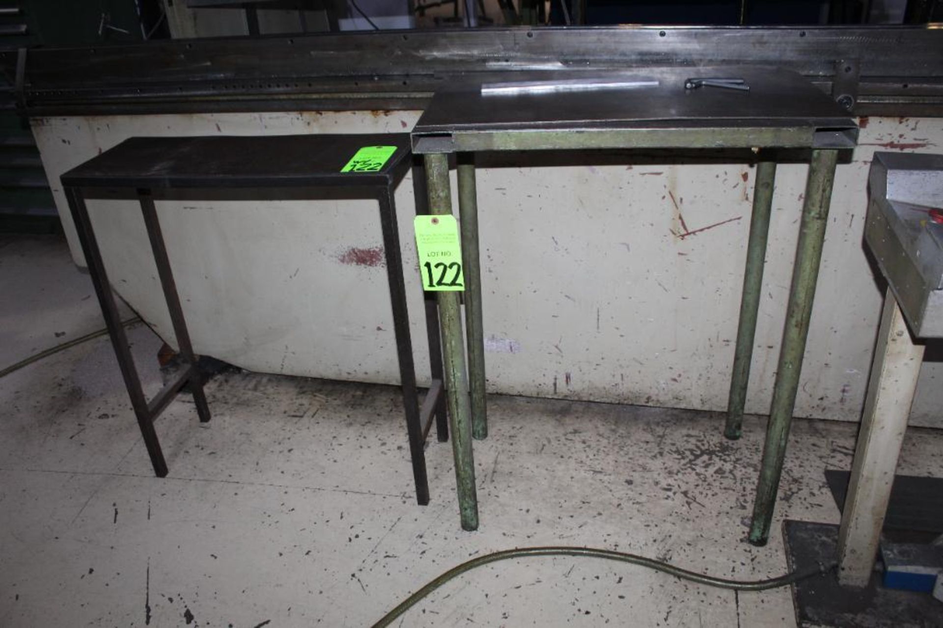 Lot of (3) Steel Tables