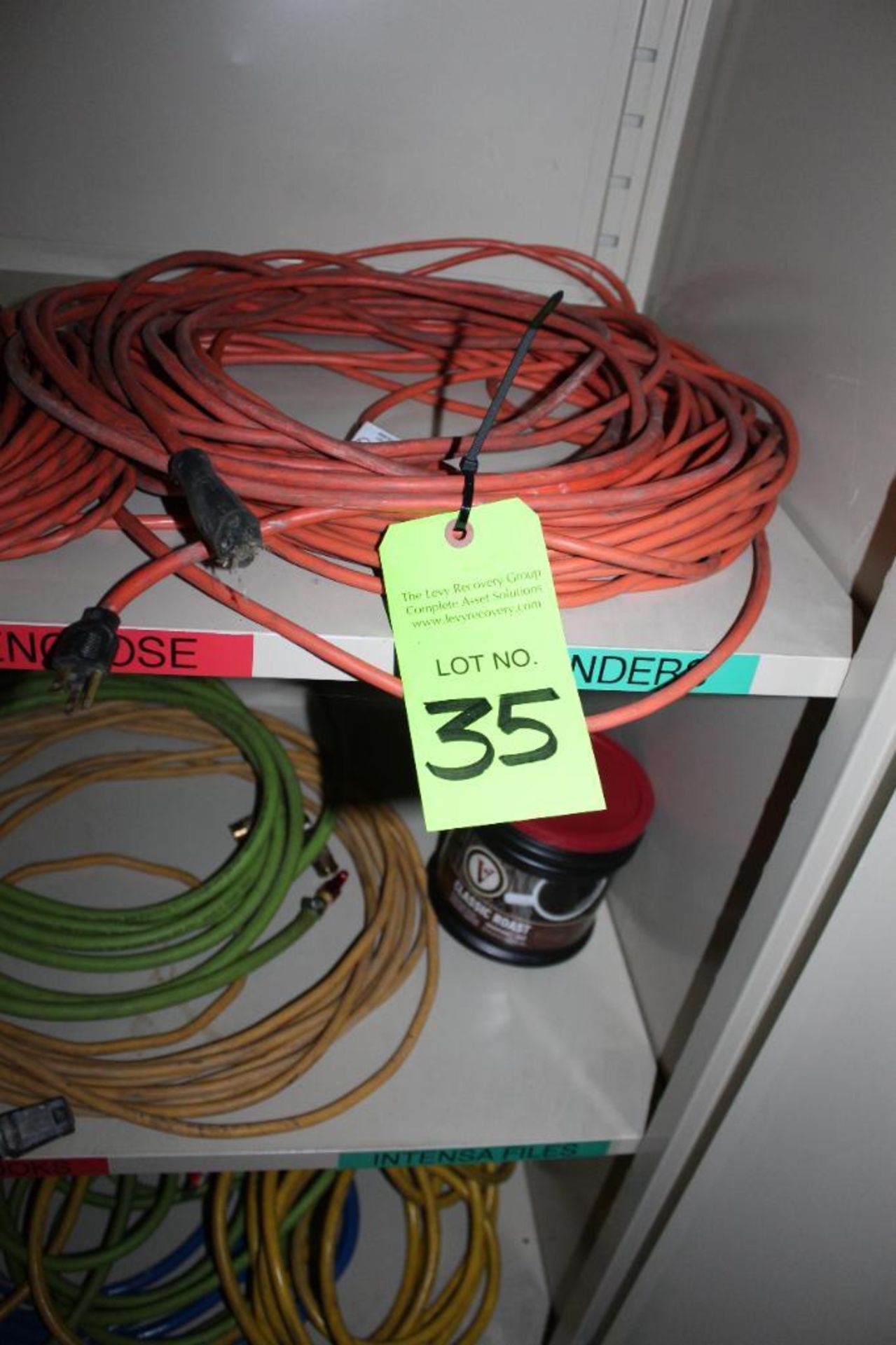 Lot of Extension Cords and Compressor Hose - Image 2 of 2