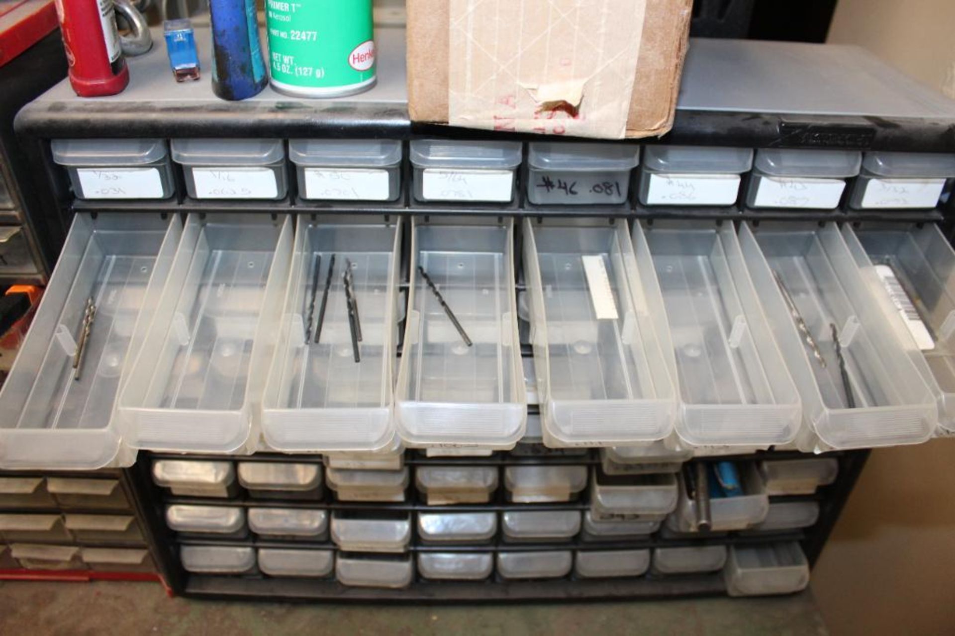 Lot of (5) Plastic Hardware Organizers W/ Contents - Image 35 of 36
