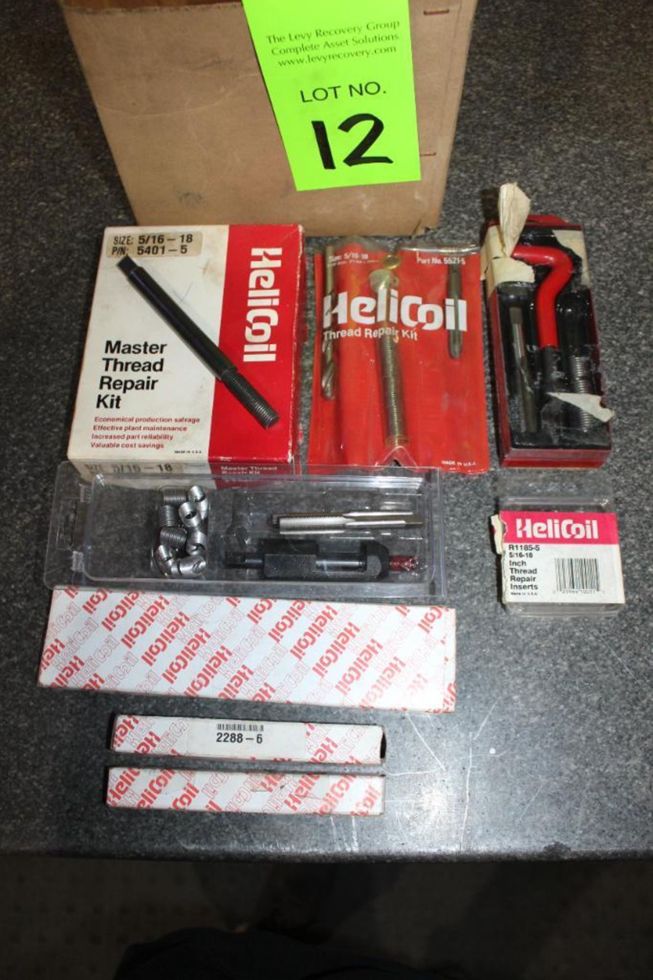 Lot of Assorted H-Coil Installation Tools and Helicoil Thread Repair Kit - Image 4 of 4