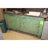 Green Wood Cabinet-No Contents