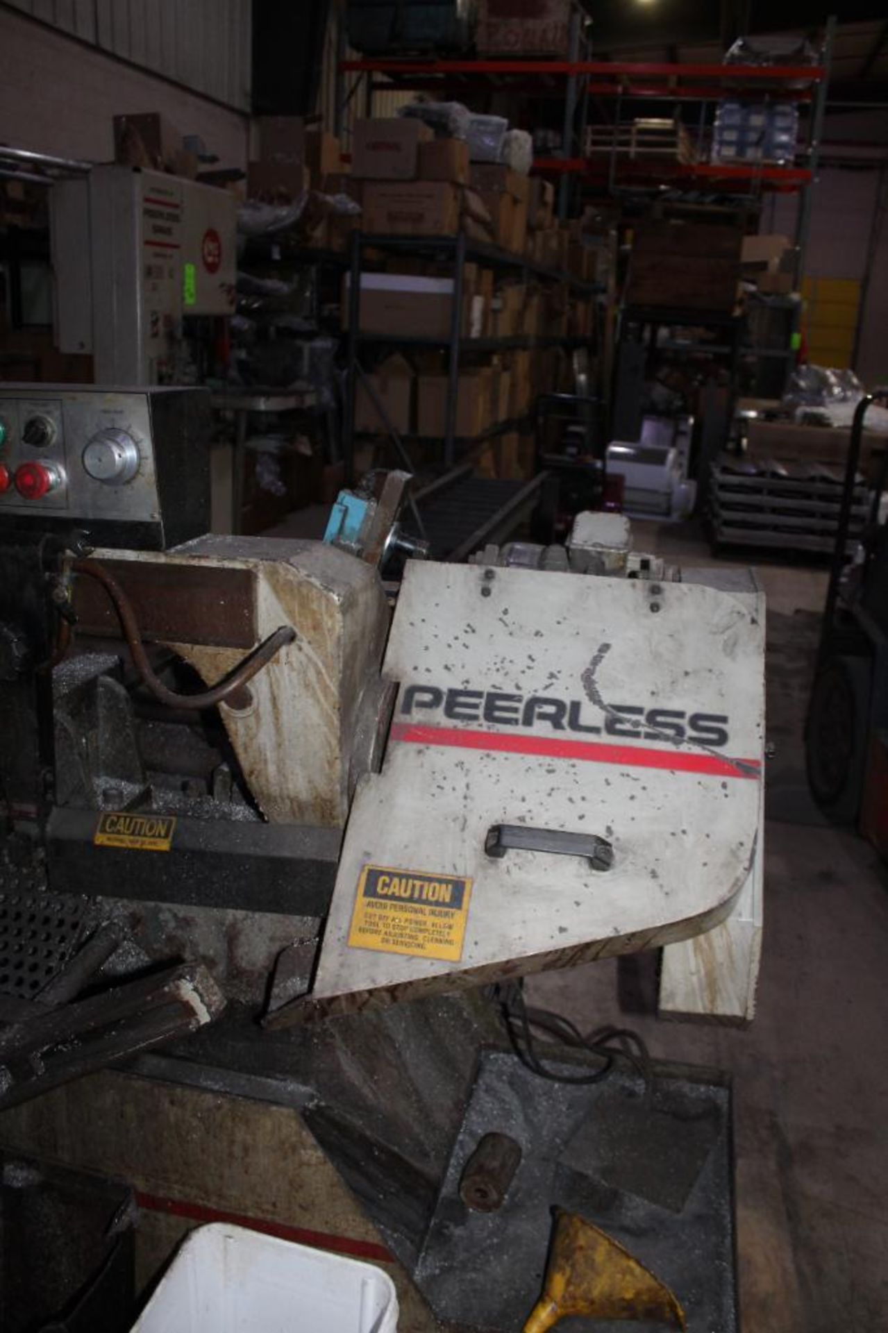Peerless Horizontal Automatic Cutoff Saw Model HB711A with Autofeed Roller - Image 6 of 12