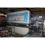1995 LVD Hydraulic Press Brake Model 180JS13 Equipped With Hurco AutoBend 7 CNC Back Gage