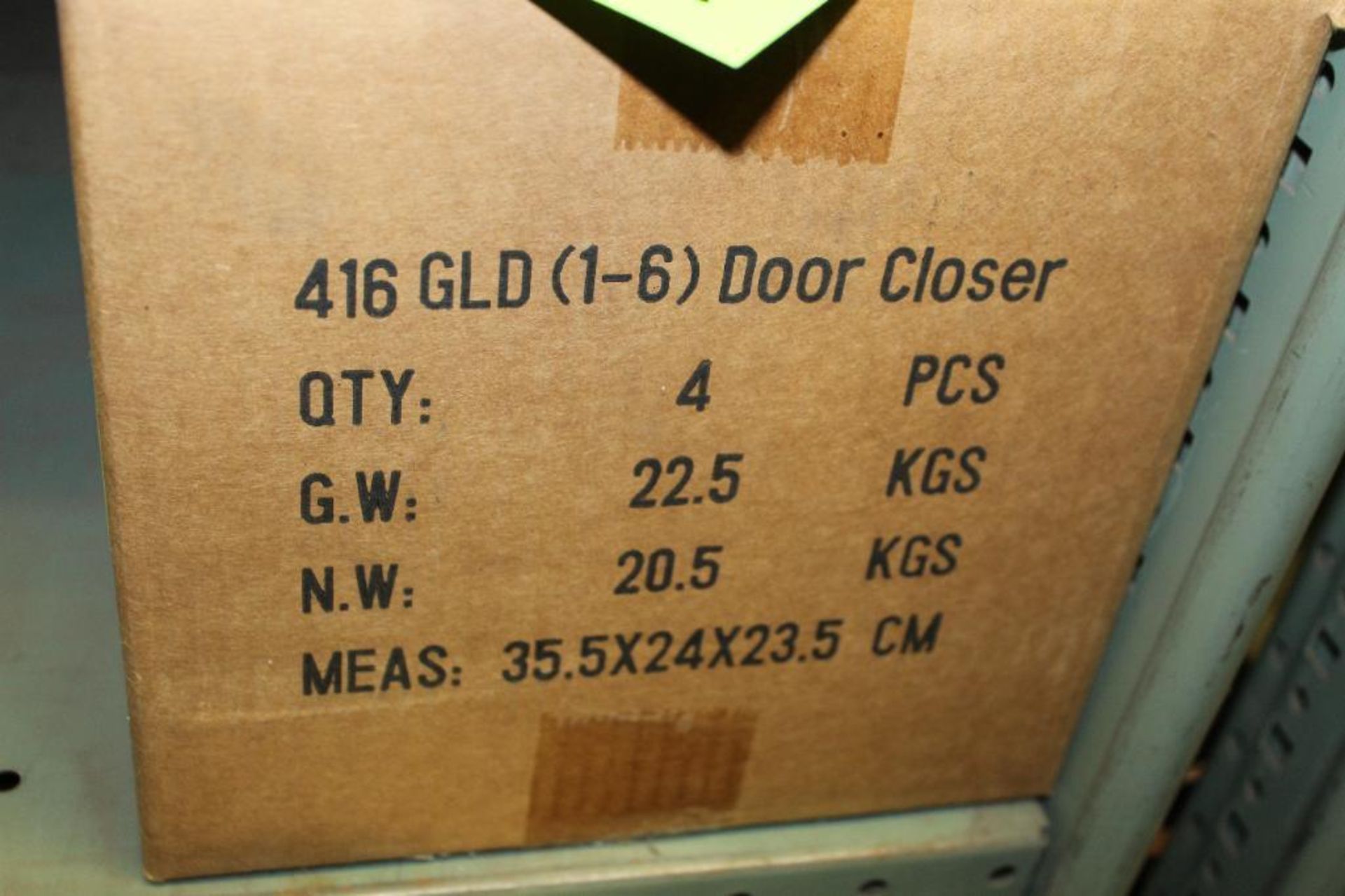Lot of (1) Case of Design Hardware 416 G1D Door Closer (4 Piece)