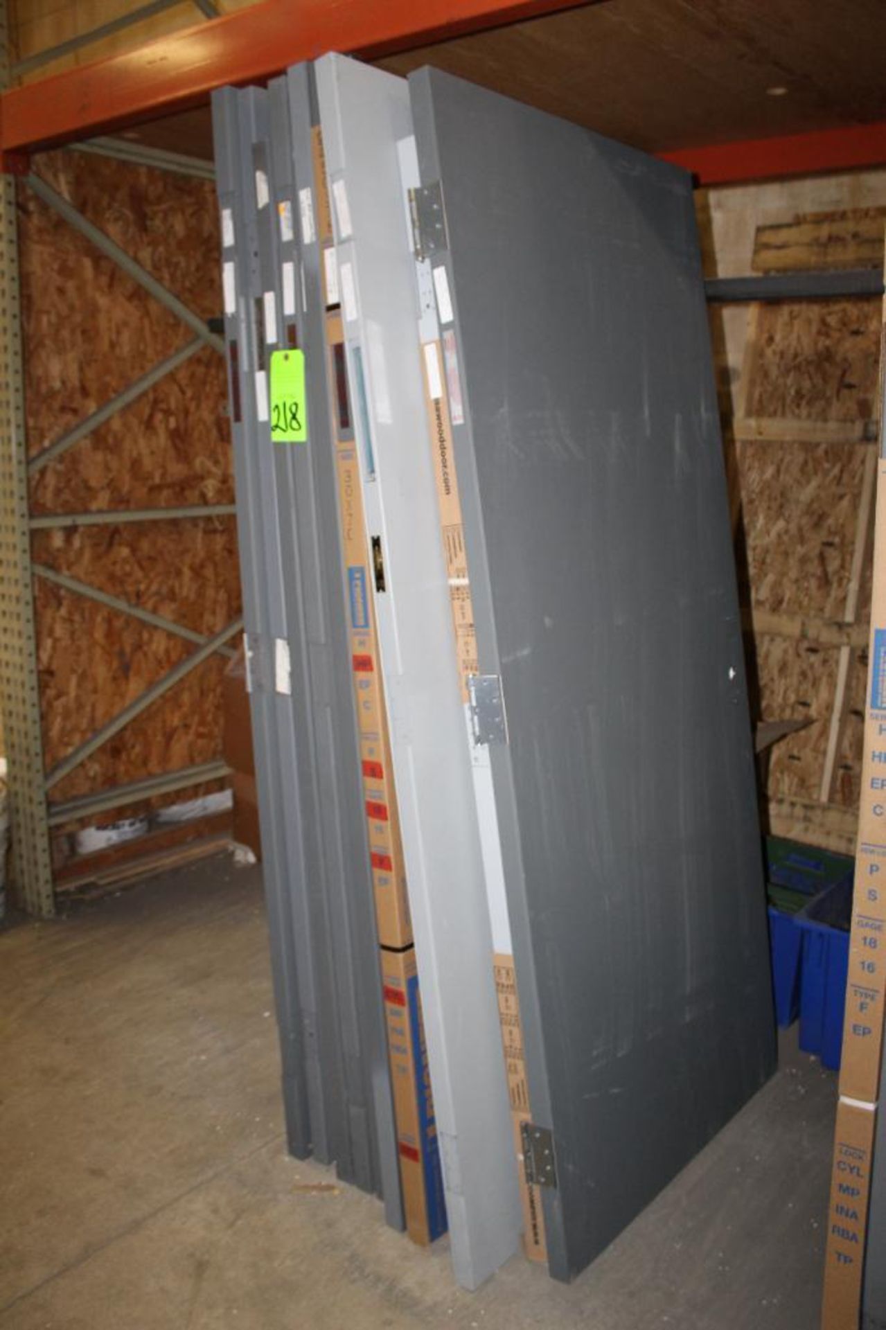 Lot of (6) 7' & 8' Pioneer Fire Rated Hollow Metal Doors - Image 2 of 6