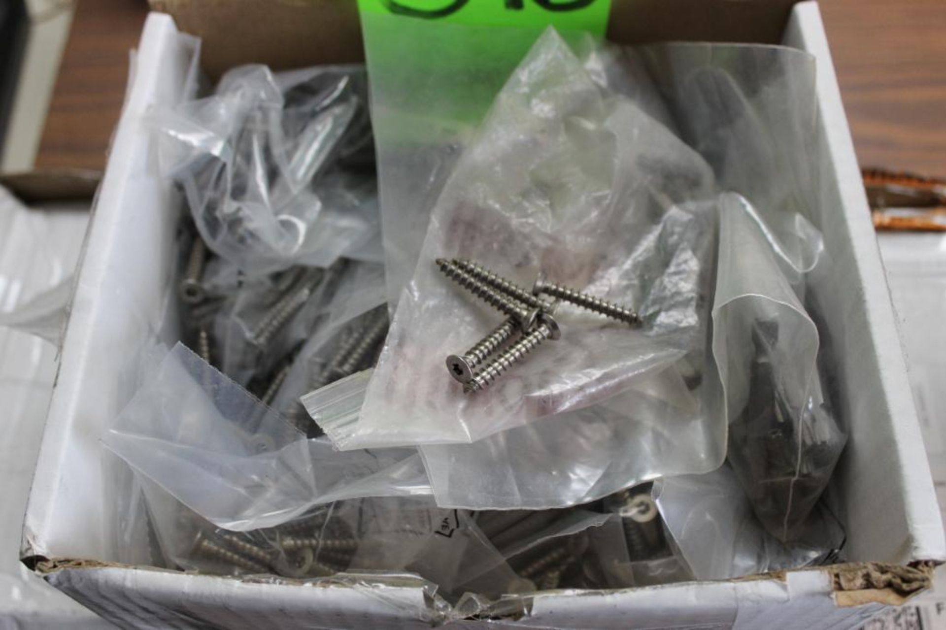 Lot of (4) Boxes of Hinge Screws and Self Tappers - Image 2 of 3