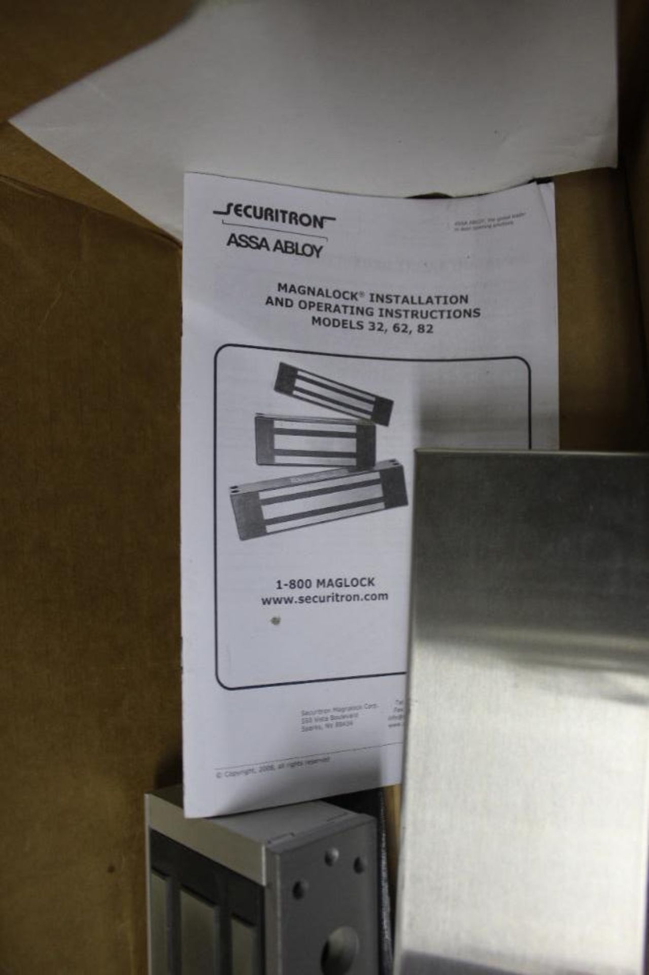 Lot of Securitron Assa Abloy Aluminum Bathroom Partition Brackets - Image 10 of 10