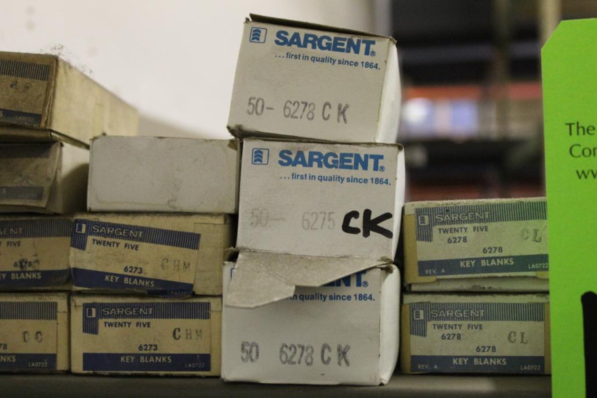 Lot of Assorted Sargent Key Blanks - Image 17 of 19