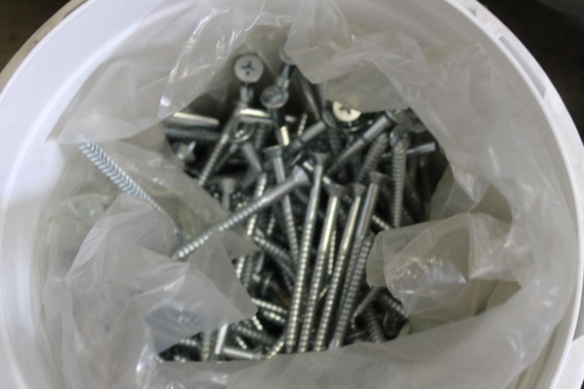 Lot of (4) Buckets of Hardware-Lag Screw Anchors - Image 3 of 6