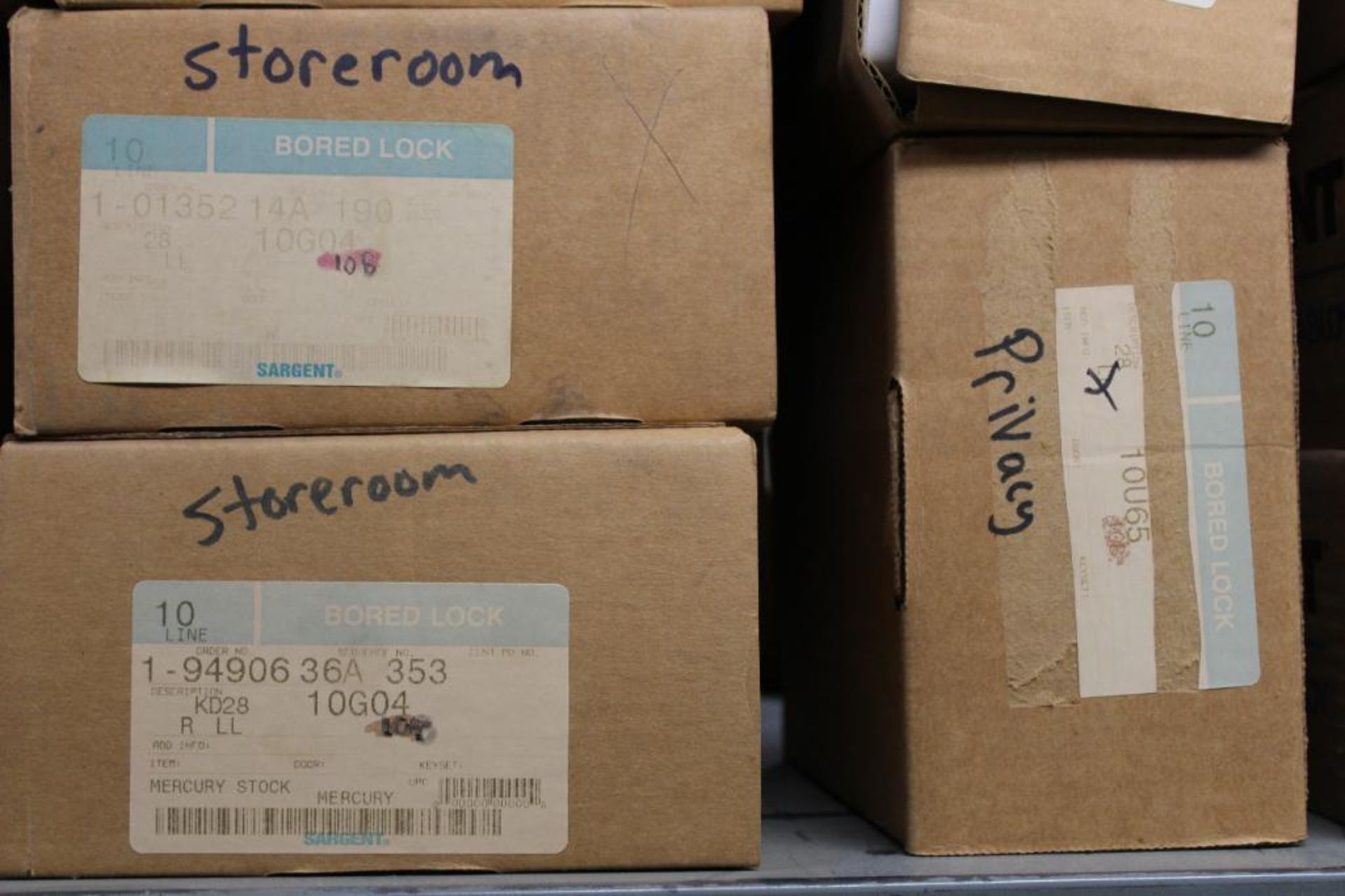 Lot of (33) Storeroom Bored Lock Door Handles - Image 7 of 12