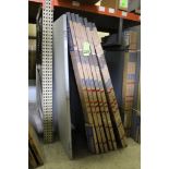 Lot of (9) 7' & 8' Pioneer Fire Rated Hollow Metal Doors w/Steelcraft hardware locations