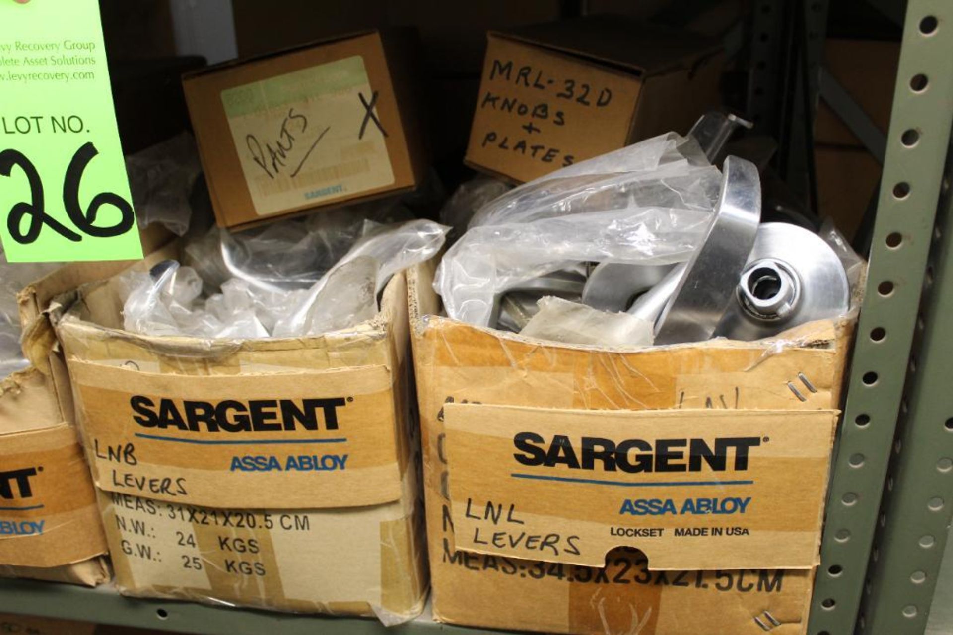 Lot of Sargent, Assa Abloy Door Pulls, Escutcheon Screw Packs, Springs and Assorted Hardware - Image 5 of 21