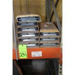 Lot of (9) 5"x20 Glass Frame Kits For Doors Model L-FRA-100 07x22"