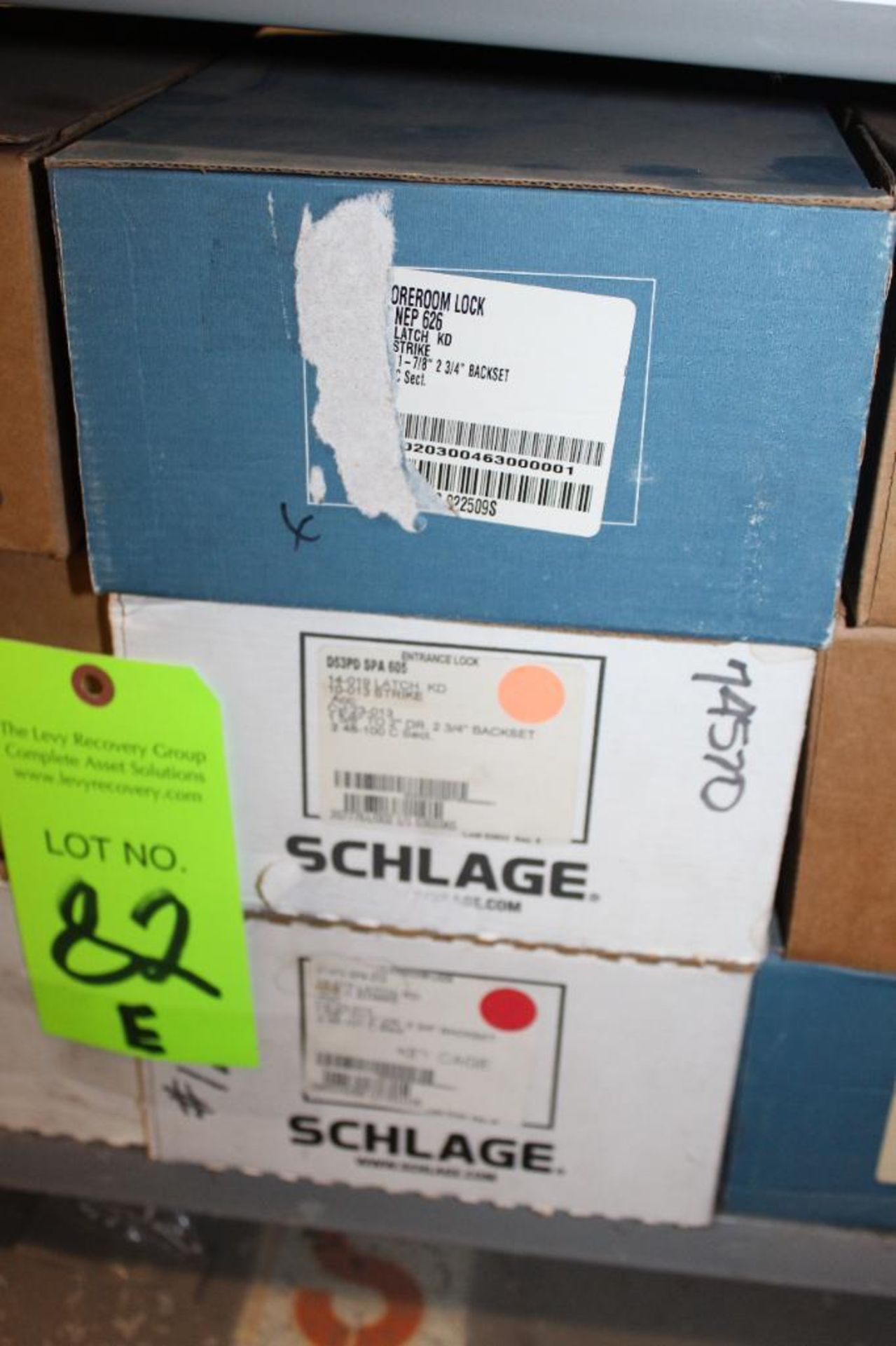 Lot of (11) Schlage Locks with Box of Misc. Schlage Dead Latches - Image 6 of 12