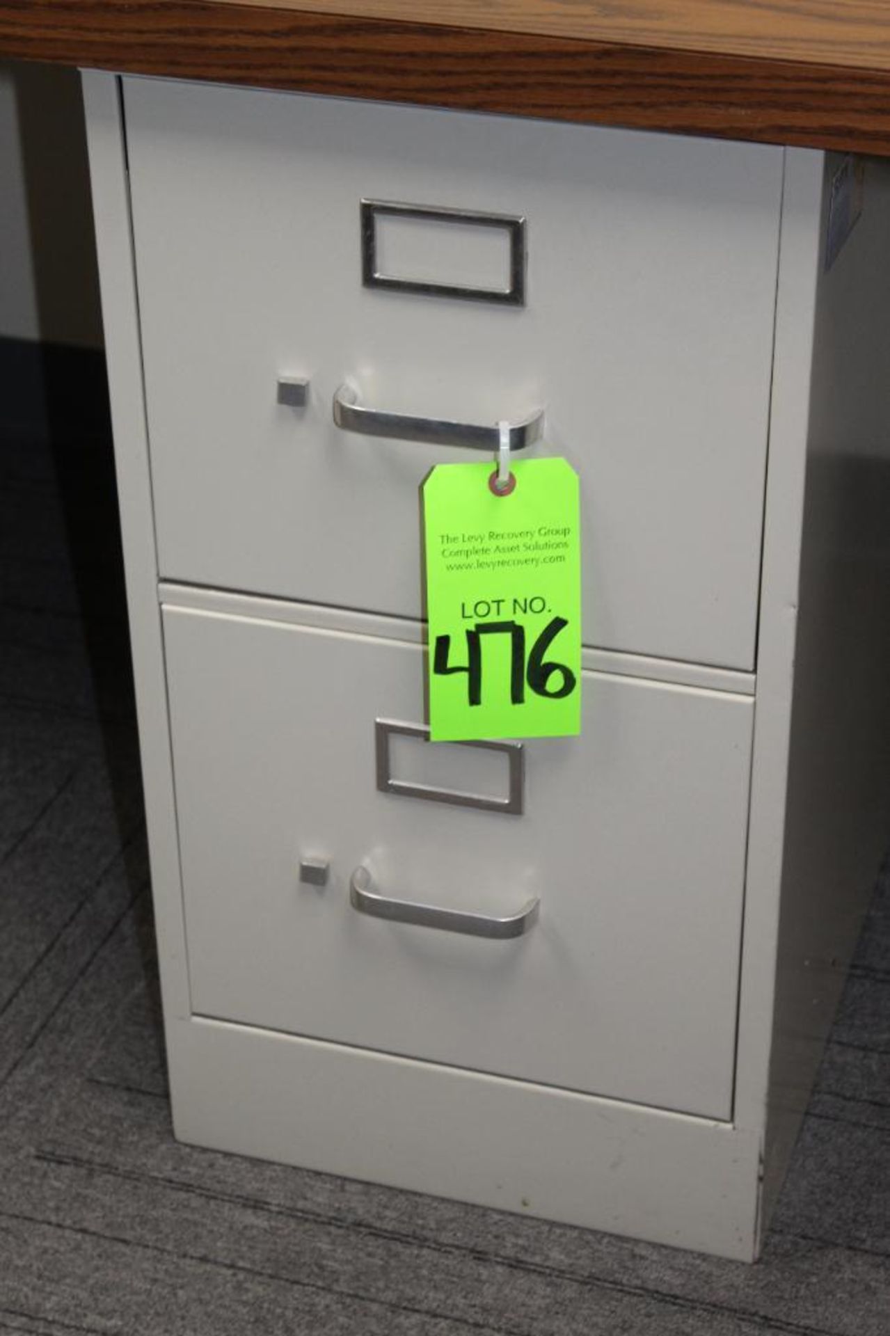 Lot of (2) Two-Drawer Hon File Cabinets - Image 2 of 2