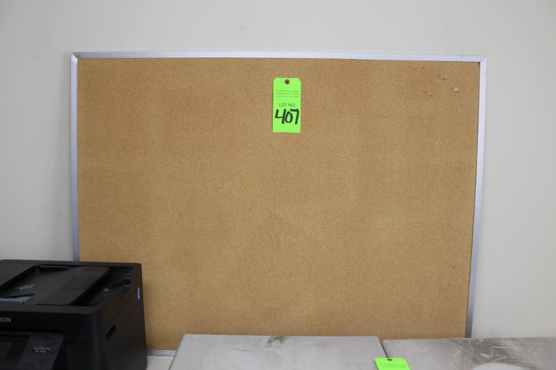 Lot of (2) Cork Boards 4'x3' and 3'x2'