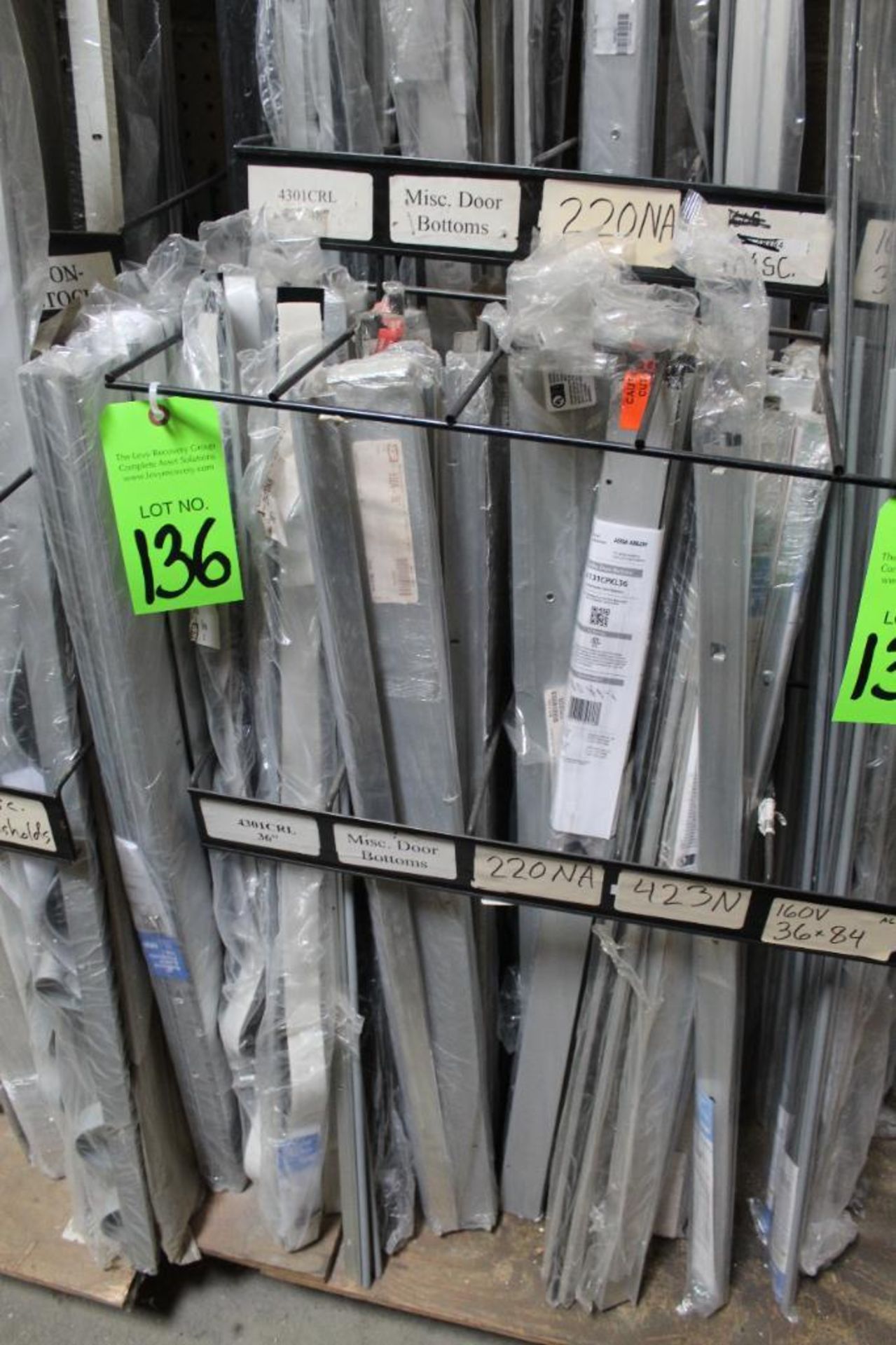 Lot of (11) Aluminum 3ft Door Bottoms, (13) 3ft Auto Door Bottoms and (3) 4ft Auto Door Bottoms - Image 3 of 14