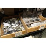 Lot of Assorted Sargent and Stanley Mortise Lock Parts, Trim Rings, Latches, Handles and Mortise