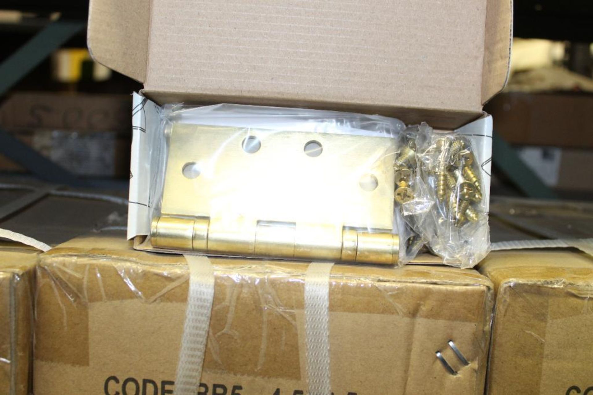 Lot of (5) Cases of Design Hardware Brass Hinges Model BB5-NRP