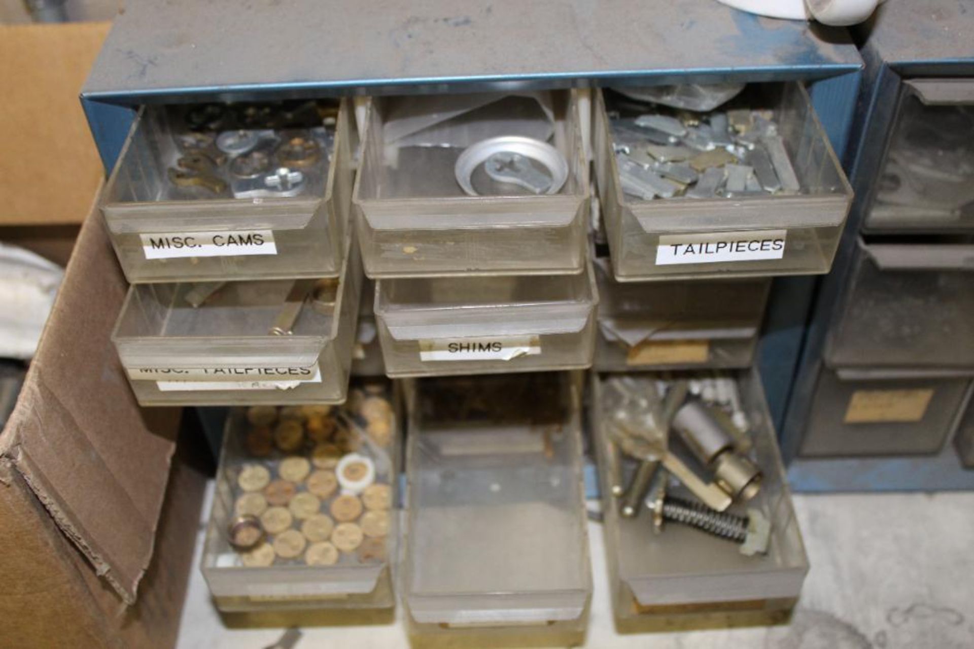 Lot of (2) Organizers With Contents to Include Tail Pieces, Shims and Springs - Image 3 of 4