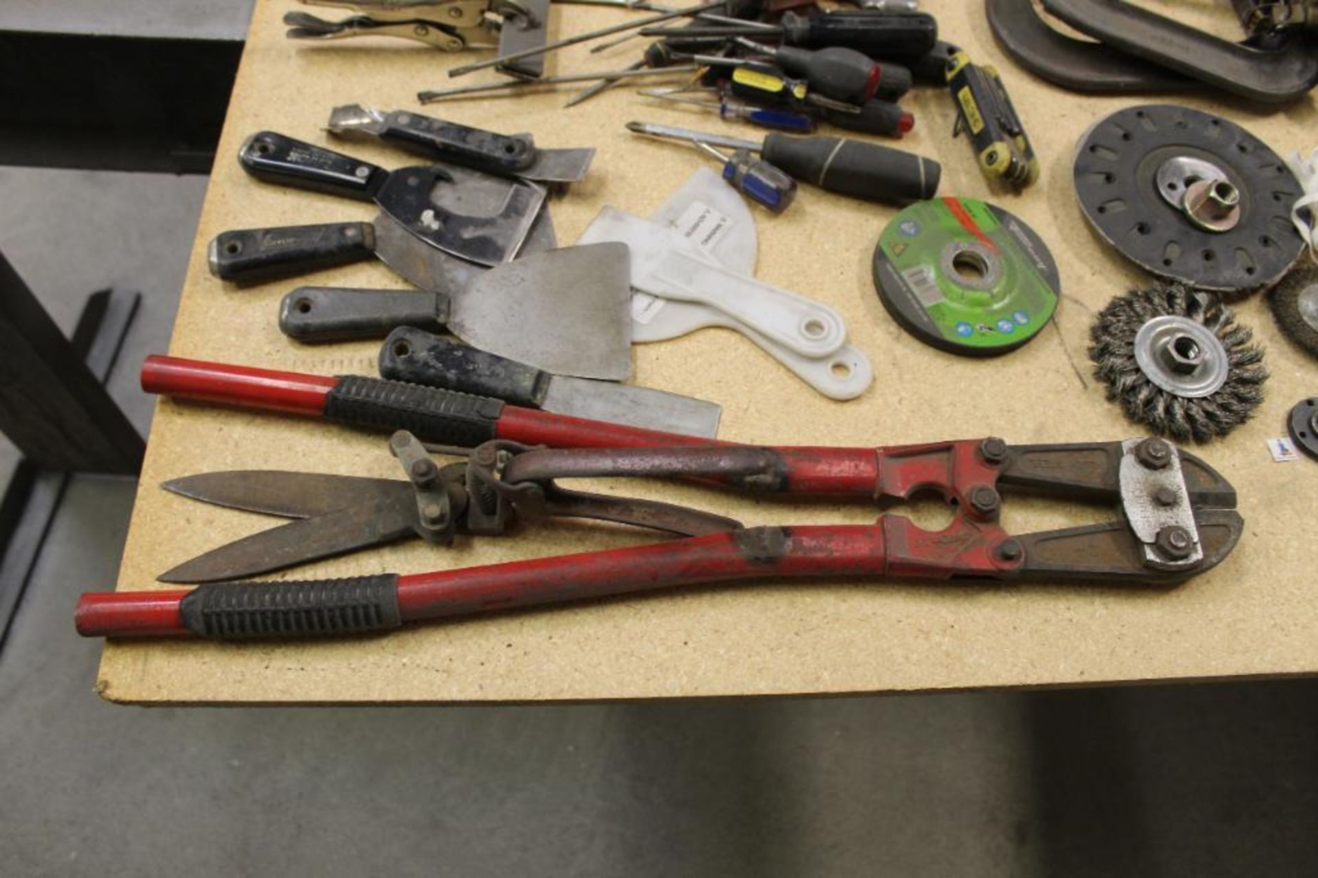 Lot of Assorted Hand Tools to Include Screw Drivers, Files, Clamps, Bolt Cutters - Image 6 of 6