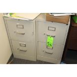 Lot of (2) Hon File Cabinets