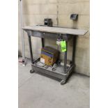 Shop Cart with Misc. Steel Contents