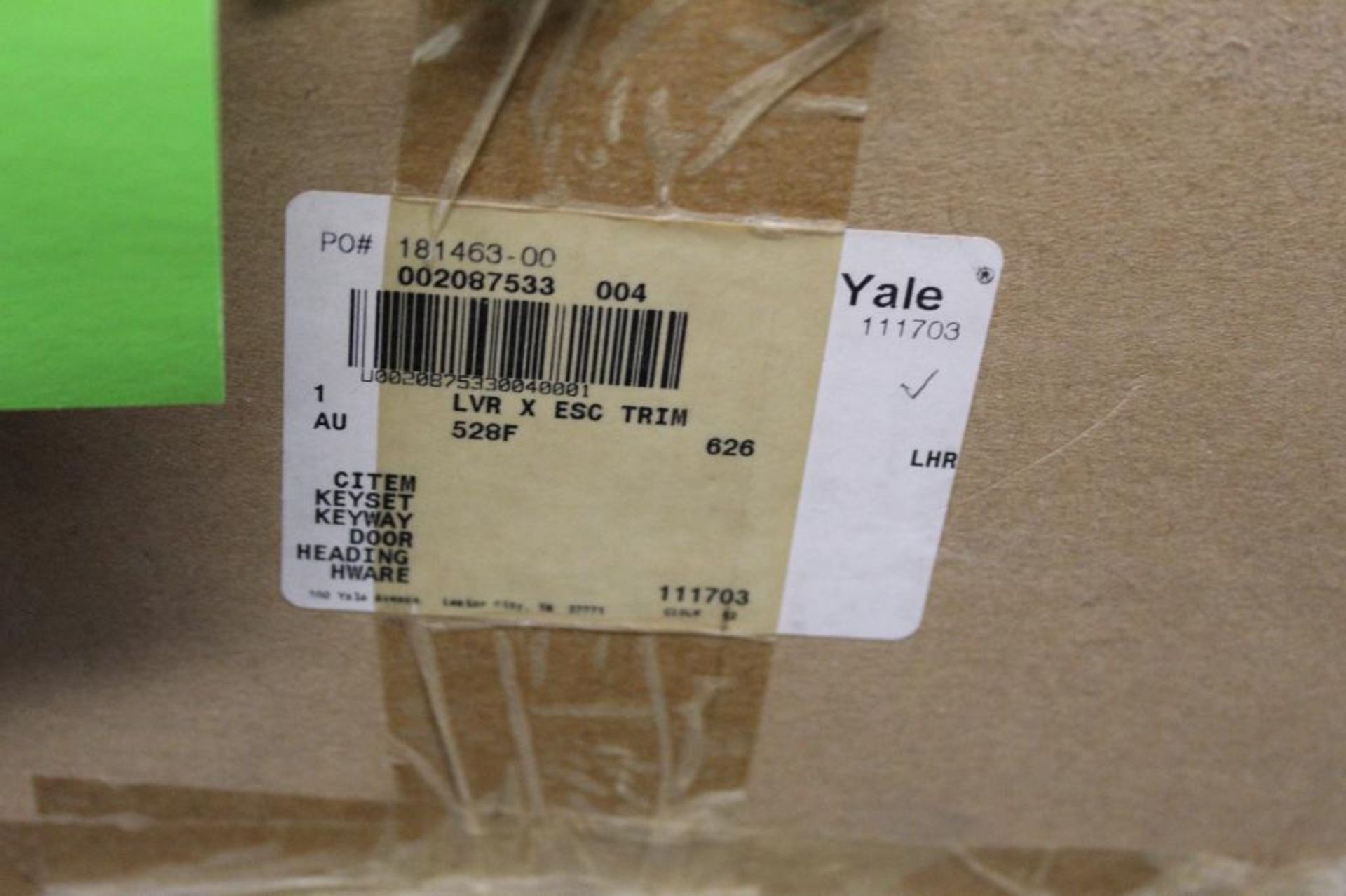 Lot of (8) Yale Heavy Duty Trims - Image 4 of 4