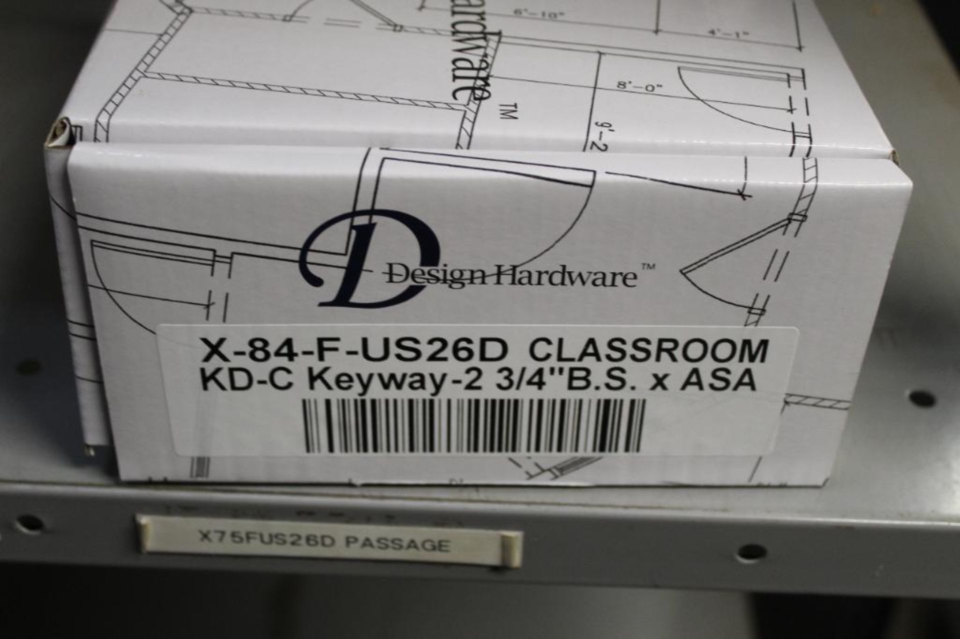 Lot of (23) Design Hardware Cylindrical Locks Model: X-84-F-US26D Classroom - Image 7 of 7