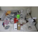 Lot of Assorted Hardware to Include Bearings, Switches and Buttons