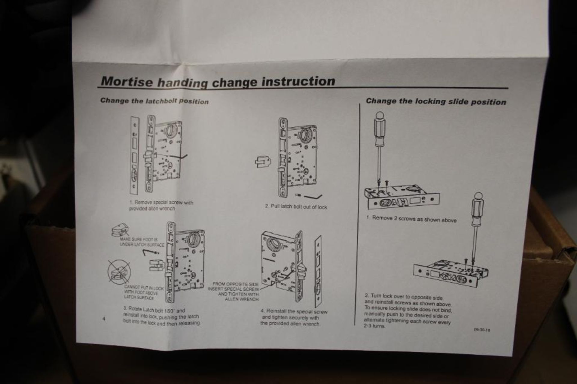 Lot of (9) Design Hardware Mortise Locks - Image 12 of 16