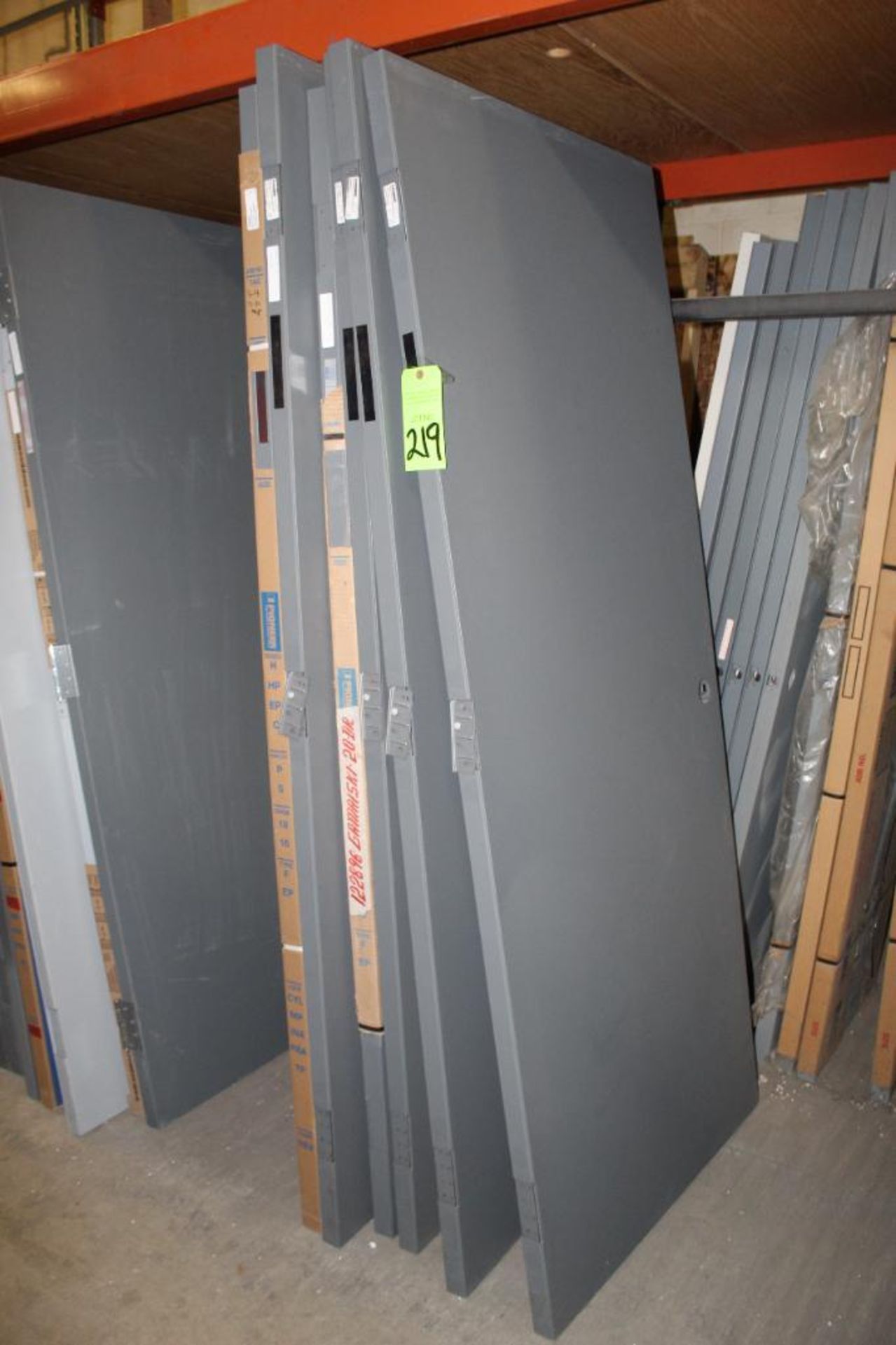 Lot of (6) 7' Pioneer Fire Rated Hollow Metal Doors w/Steelcraft hardware locations - Image 2 of 5