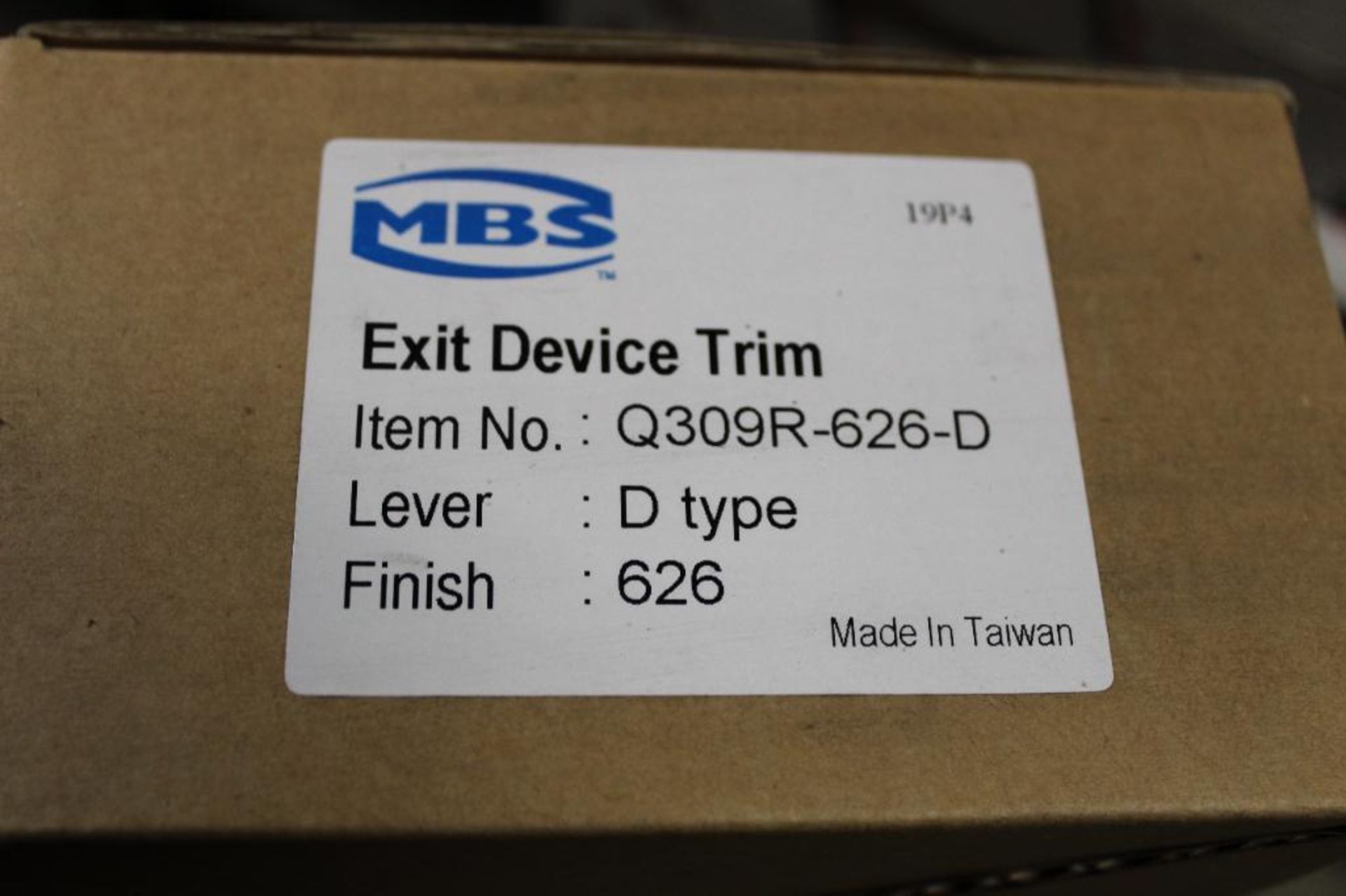Lot of (7) Dorma and MBS Exit Device Trims - Image 4 of 5