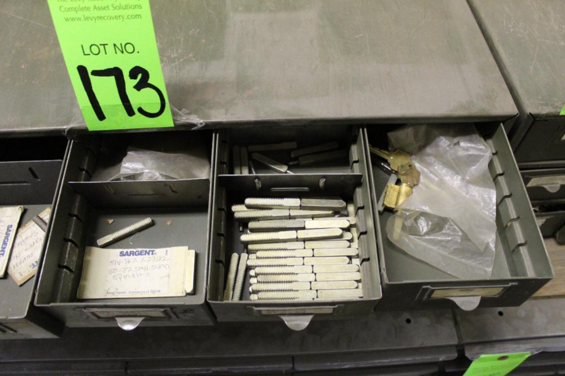 18-Drawer Organizer With Contents to Include Strikes and Spindles - Image 6 of 15