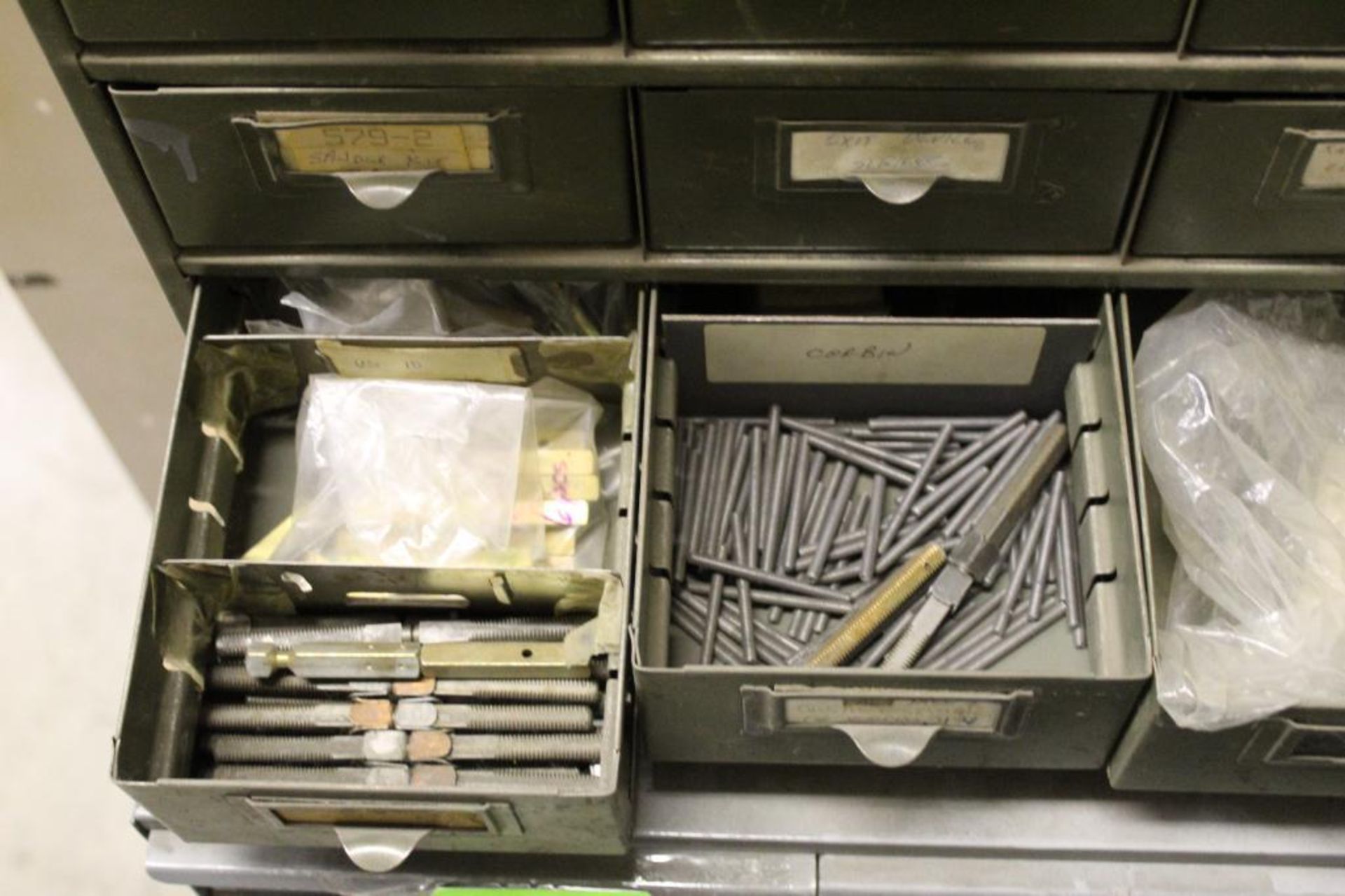 18-Drawer Organizer With Contents to Include Strikes and Spindles - Image 3 of 15