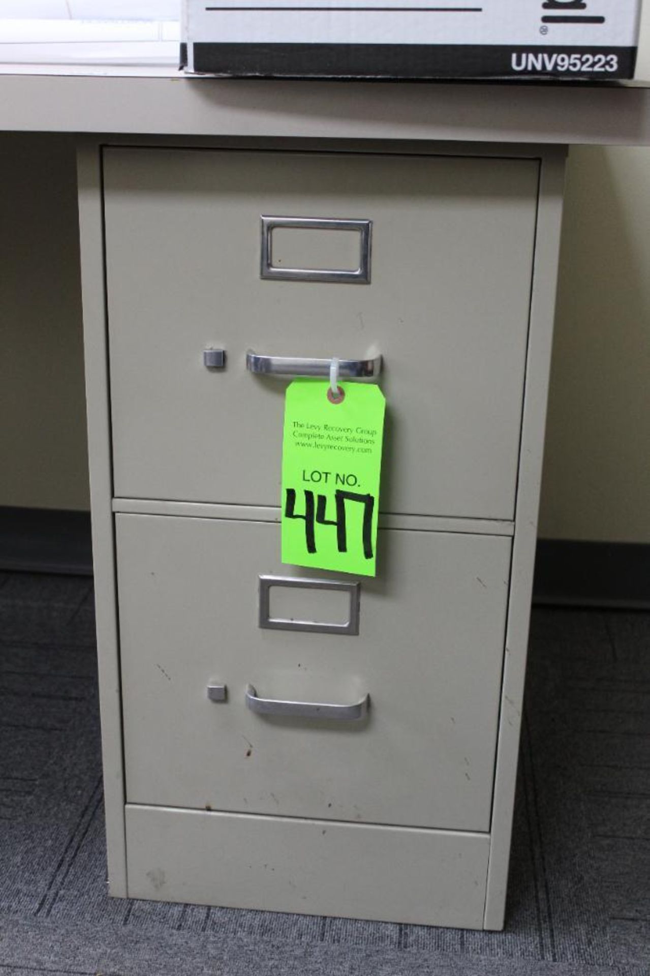 Lot of (3) Two Drawer Hon File Cabinets - Image 2 of 2