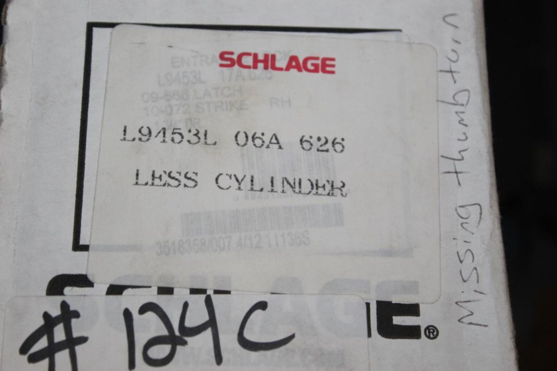 Lot of (8) Schlage Mortise Locks - Image 7 of 7