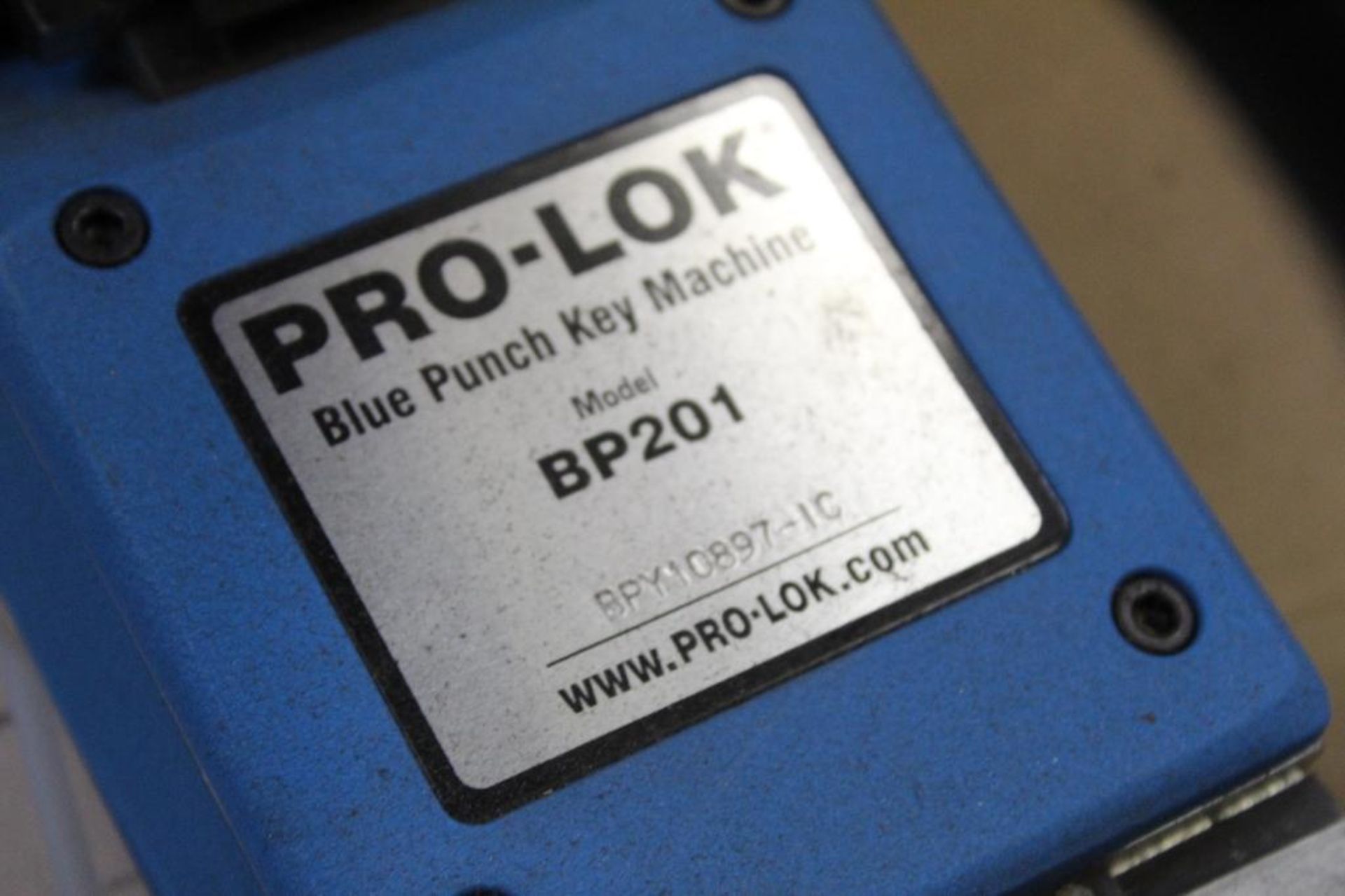 Pro-Lok Blue Punch # BP201 Key Machine - Image 3 of 4