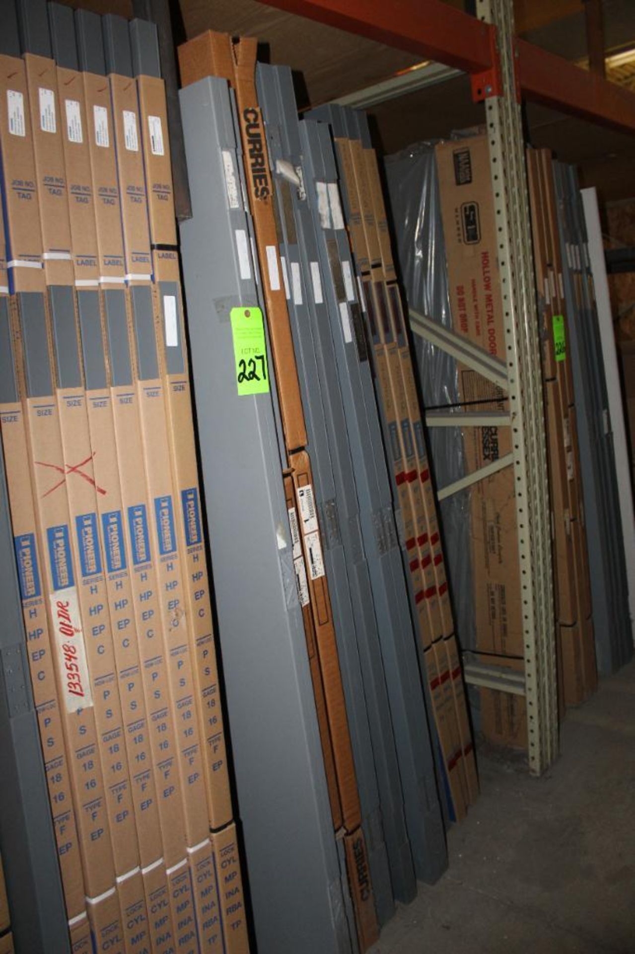 Lot of (15) 7' & 8' Pioneer Fire Rated Hollow Metal Doors - Image 3 of 8