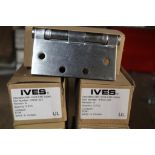 Lot of (7) Boxes IVES Hinges Model 5BB1 4.5x4.5" 652 US26D