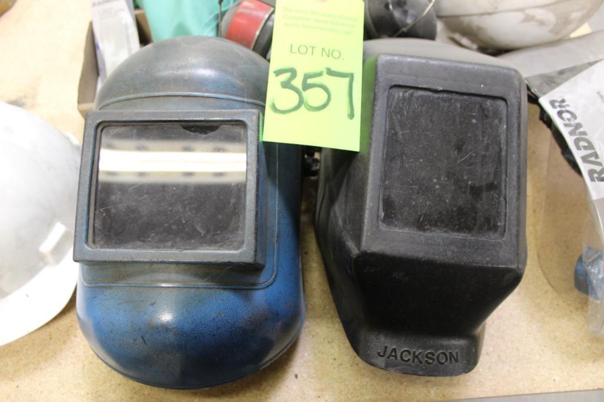 Lot of Assorted Welding Equipment to Include Welding Masks, Gloves, Jackets and Hardhats - Image 2 of 5