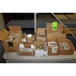 Lot of (8) Boxes of Assorted Yale Cylinders and Cores w/ Blank Keys