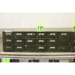 18-Drawer Organizer With Contents to Include Strikes and Spindles