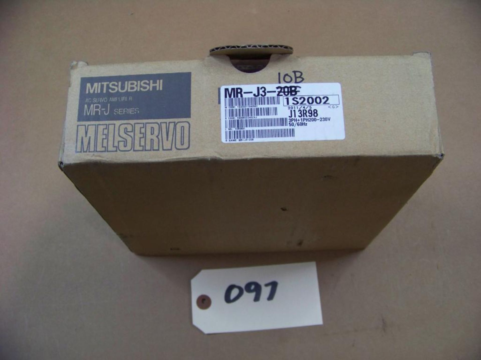MITSUBISHI SERVO AMPLIFIER, # MR-J3-10B, NEW KIN BOX