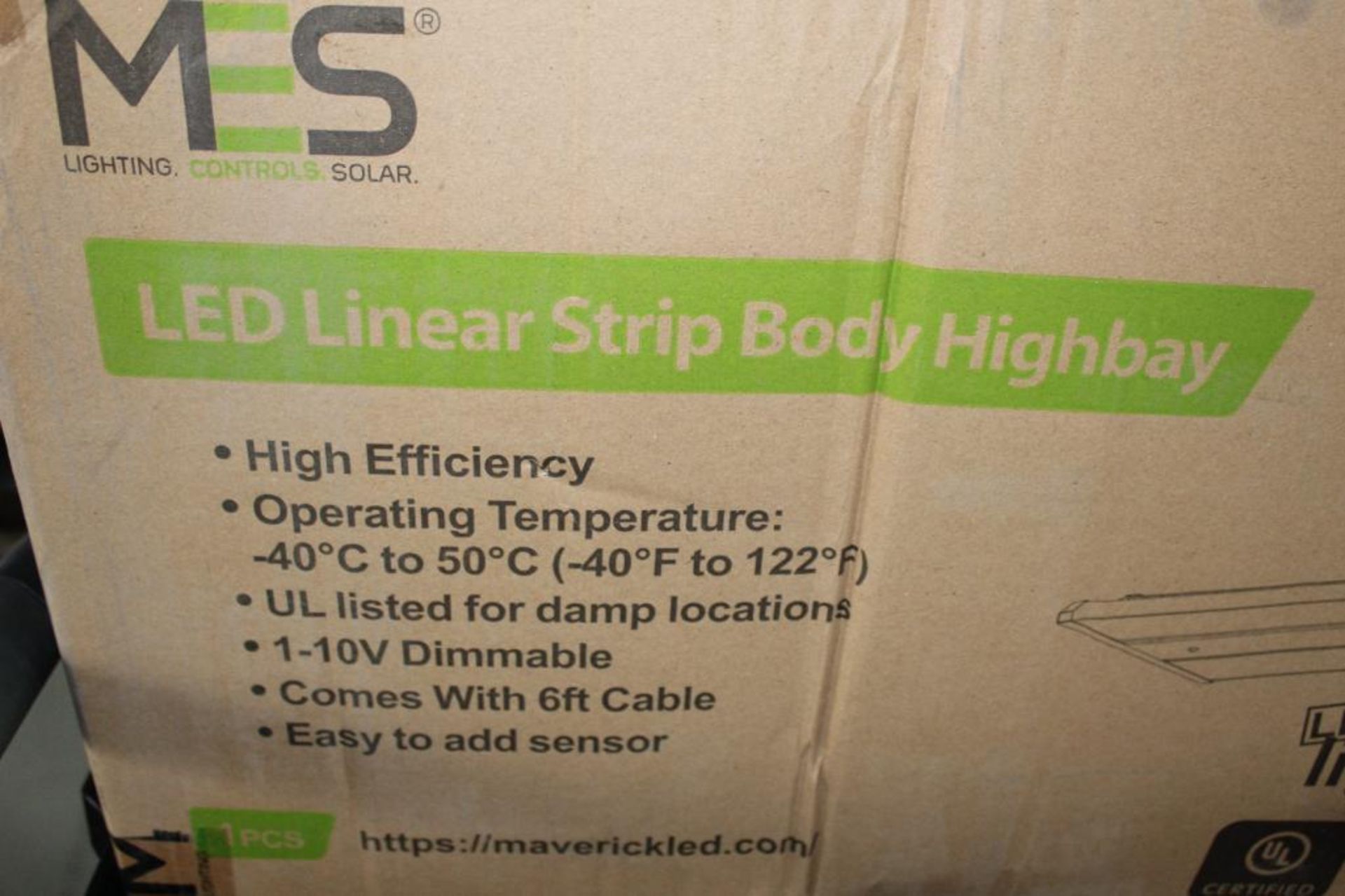 Lot of (1) MES LED Linear Strip Body HighBay - Image 3 of 6