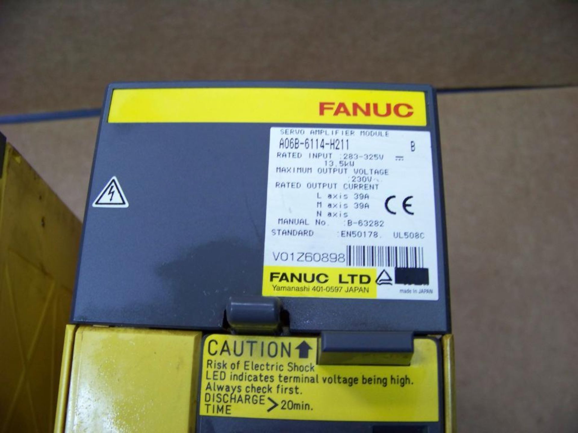 2 - FANUC SERVO AMPS, # A06B-6114-H211 - Image 3 of 3
