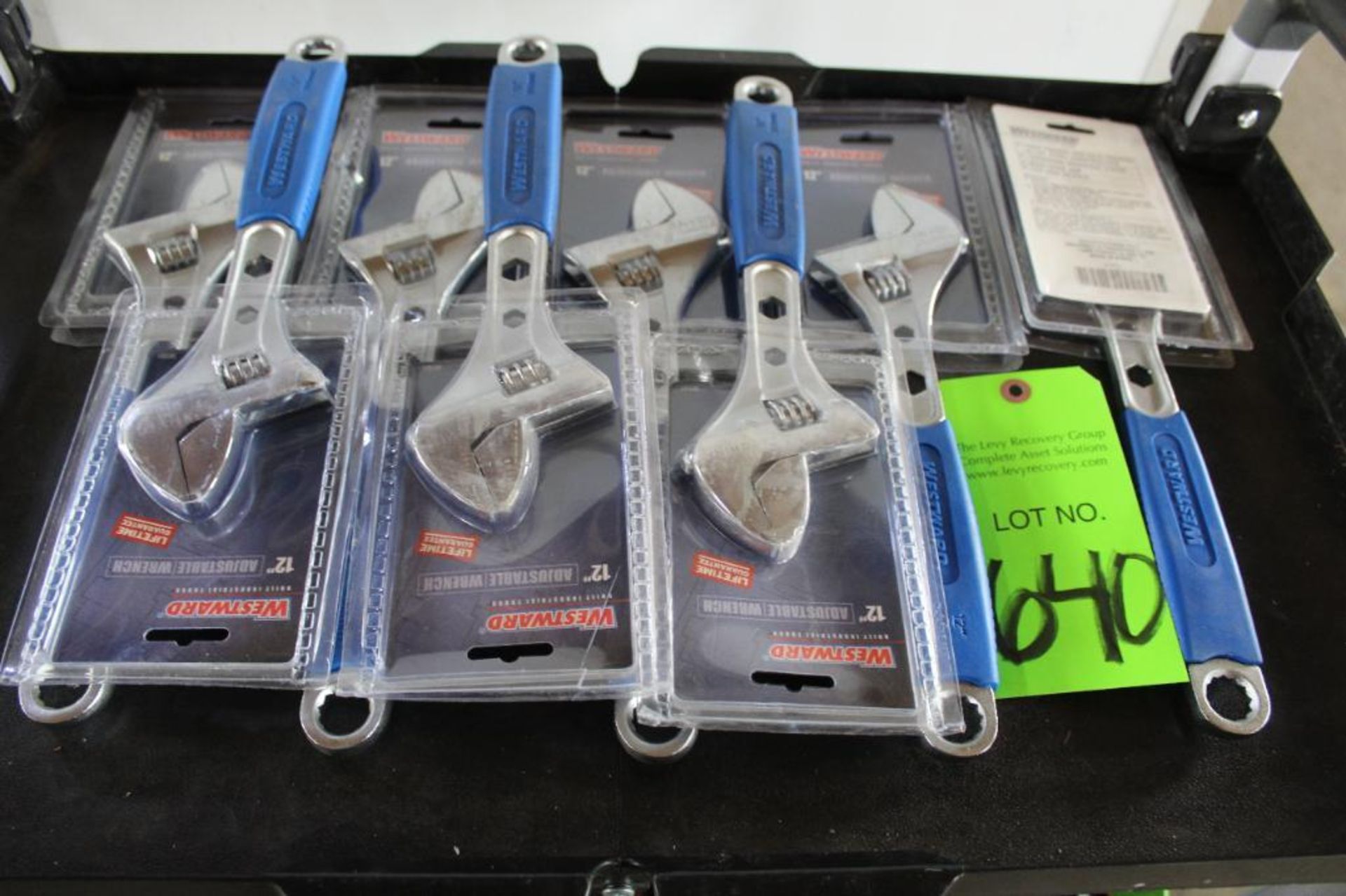 Lot of (8) Westward 12" Adjustable Wrench