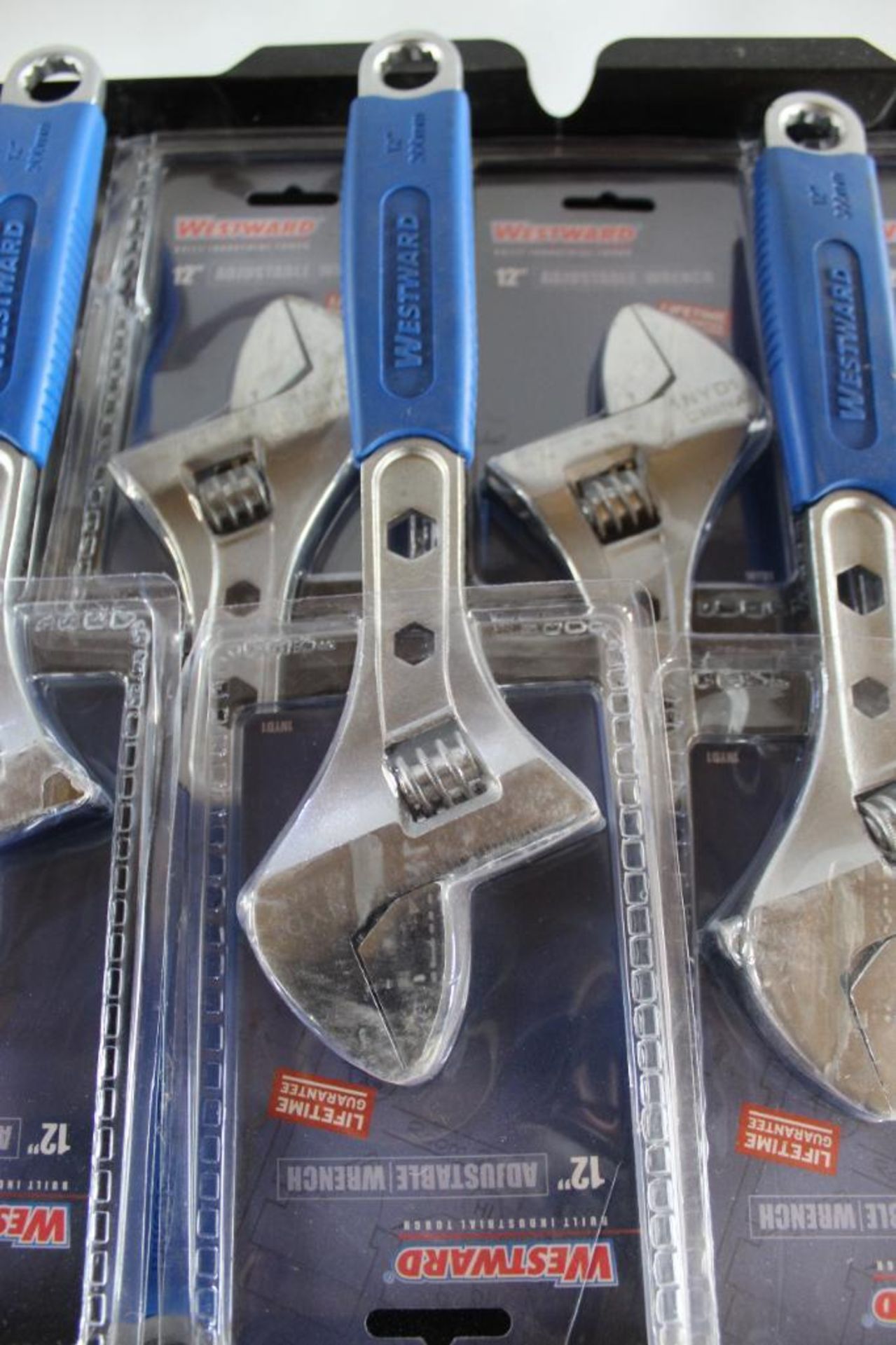 Lot of (8) Westward 12" Adjustable Wrench - Image 3 of 3