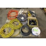 Pallet of Assorted Hoses and Extenstion Cords