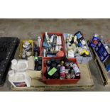 Pallet of Assorted Chemicals